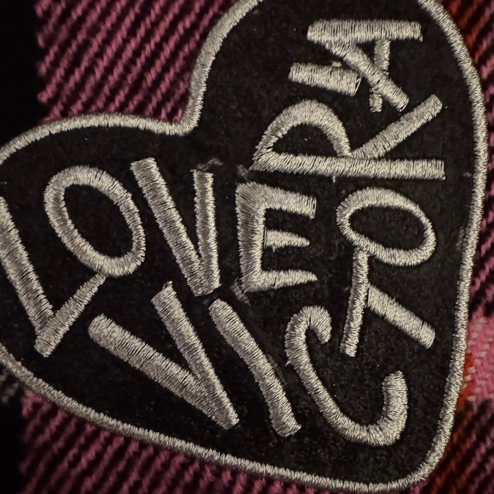 NWOT Victoria’s Secret Oversized Pink and Black Plaid Scarf* final price drop - Picture 2 of 4